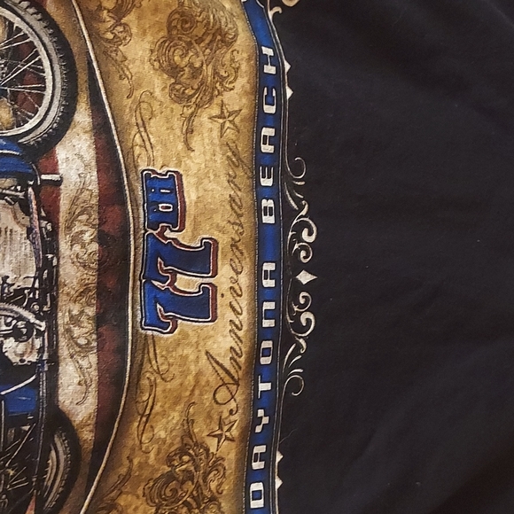 Mens Med. Bike Week T-Shirt Black - Picture 6 of 7